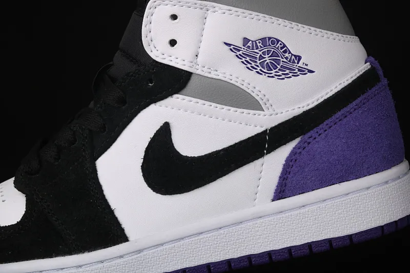 All categories Air Jordan Jordan series basketball shoes Air Jordan 1 Mid Air Jordan 1 Mid AJ1 Joe 1 China Grizzly Panda 852542-105